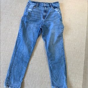American eagle mom jeans no rips